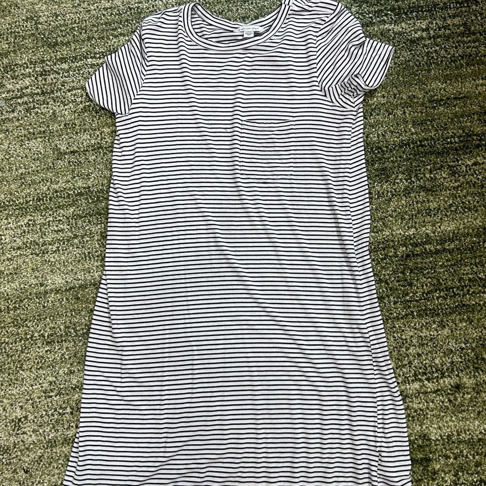 American Eagle striped knit tee shirt dress - Picture 4 of 5